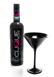 black martini clique vodka