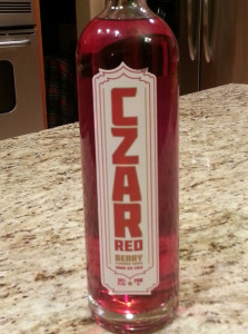 czar red berry infused vodka
