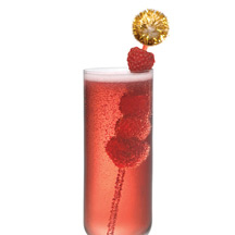 New Years Eve Cocktail: Raspberry Sparkler